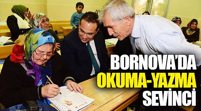 Bornova’da okuma-yazma sevinci