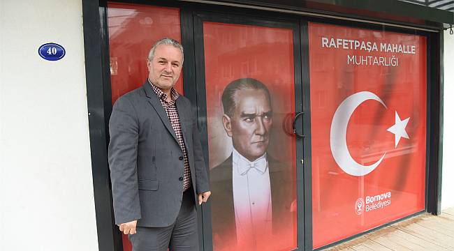 Bornovalılar en iyi şartlarda muhtarlık hizmeti alıyor