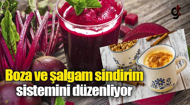 Boza ve şalgam sindirim sistemini düzenliyor