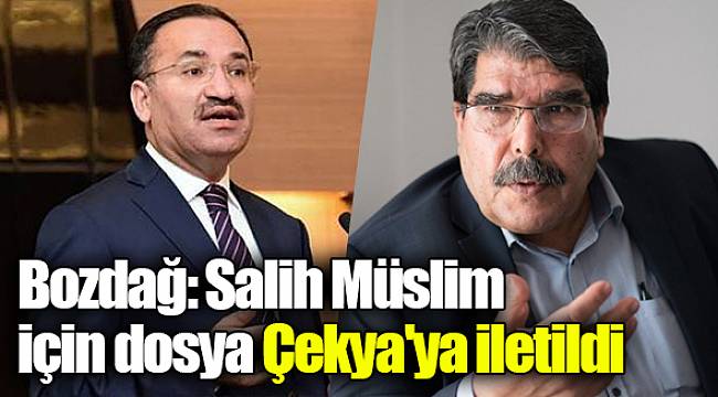 Bozdağ: Salih Müslim için dosya Çekya'ya iletildi