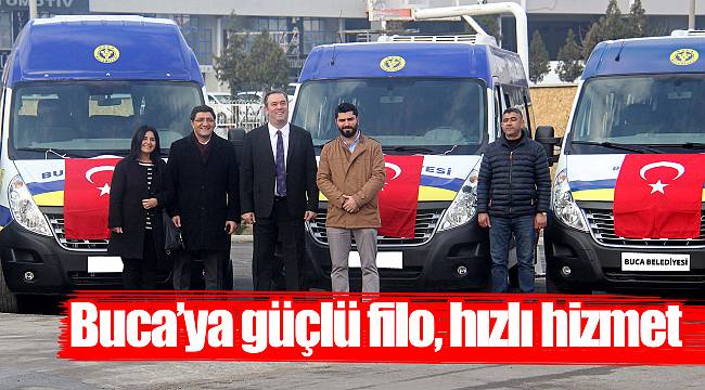 Buca’ya güçlü filo, hızlı hizmet