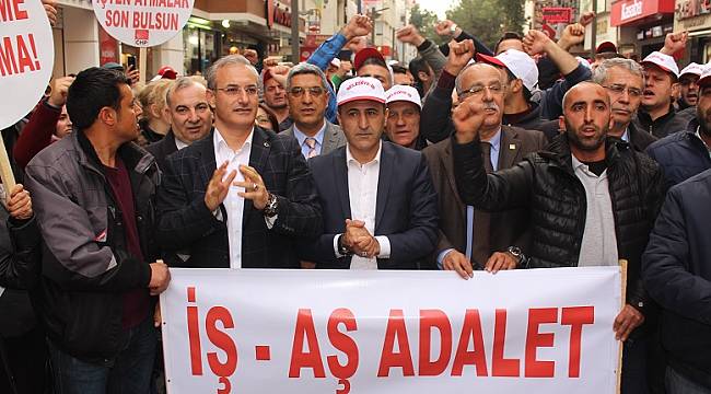 CHP Karşıyaka’dan ‘KHK’ ile kapı önüne konulacak hükümlü işçilere büyük destek!..