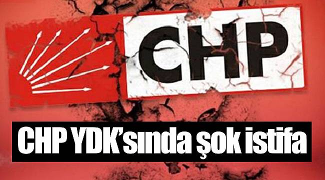 CHP YDK'sında şok istifa