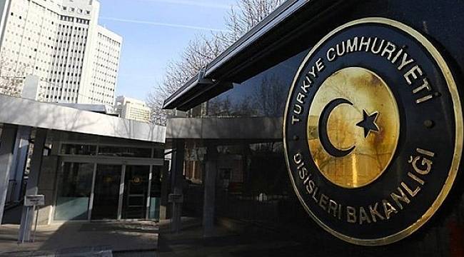 Dışişleri Bakanlığı'ndan ABD'ye 'Kudüs' tepkisi