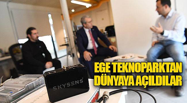 Ege Teknoparktan dünyaya açıldılar