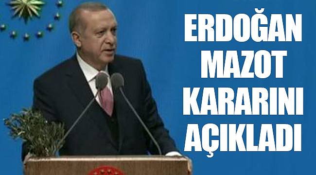 Erdoğan mazot kararını açıkladı