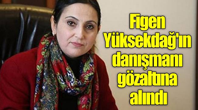 Figen Yüksekdağ'ın danışmanı gözaltına alındı