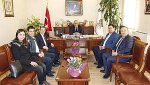 Genç Girişimciler Başkan Mahmut Badem’i ziyaret etti