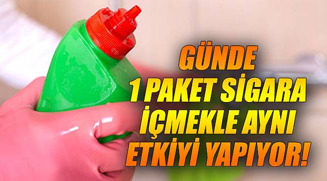 Günde 1 paket sigara içmekle aynı etkiyi yapıyor!