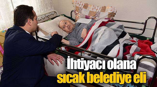 İhtiyacı olana sıcak belediye eli