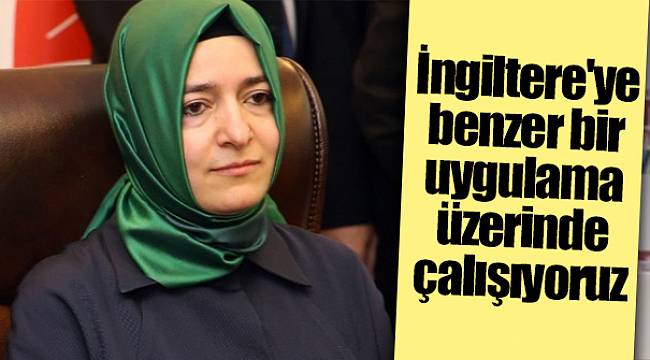 İngiltere'dekine benzer bir uygulama üzerinde çalışıyoruz