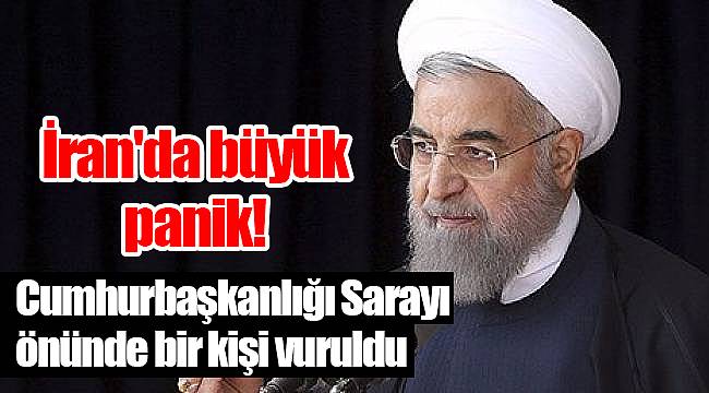 İran'da büyük panik! Cumhurbaşkanlığı Sarayı önünde bir kişi vuruldu