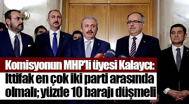 İttifak en çok iki parti arasında olmalı; yüzde 10 barajı düşmeli