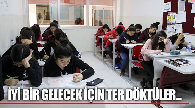 İyi bir gelecek için ter döktüler...
