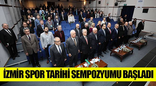İZMİR SPOR TARİHİ SEMPOZYUMU BAŞLADI