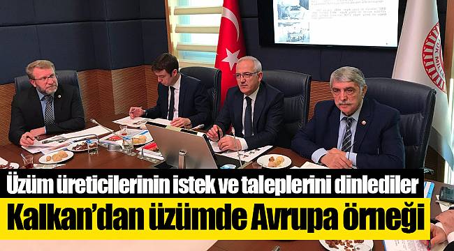 Kalkan’dan üzümde Avrupa örneği