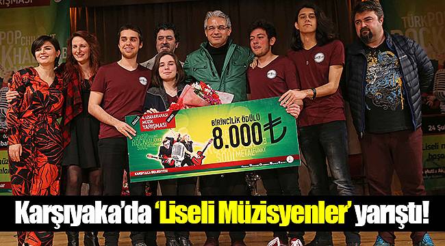 Karşıyaka’da ‘Liseli Müzisyenler’ yarıştı!