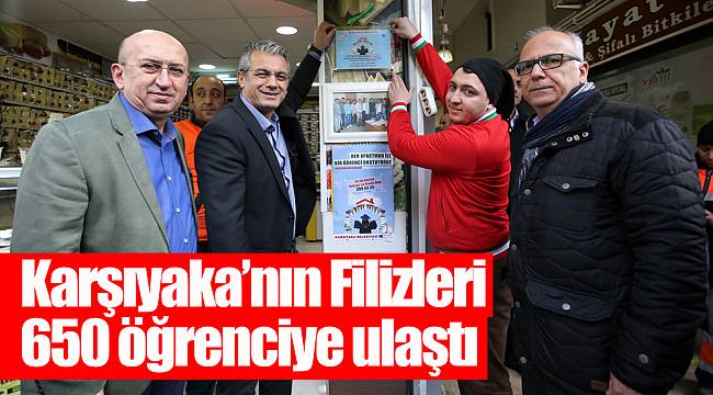 Karşıyaka’nın Filizleri 650 öğrenciye ulaştı
