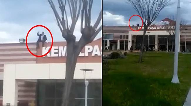 Kemalpaşa Belediyesi’nde intihar girişimi