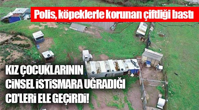 Kız çocuklarının cinsel istismara uğradığı CD'leri ele geçirdi!