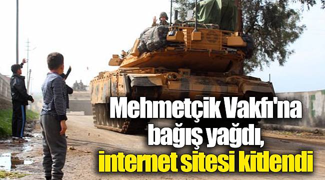 Mehmetçik Vakfı'na bağış yağdı, internet sitesi kitlendi