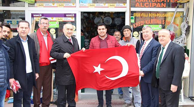 Menemen'de ‘Zeytin Dalı Harekatı’na destek