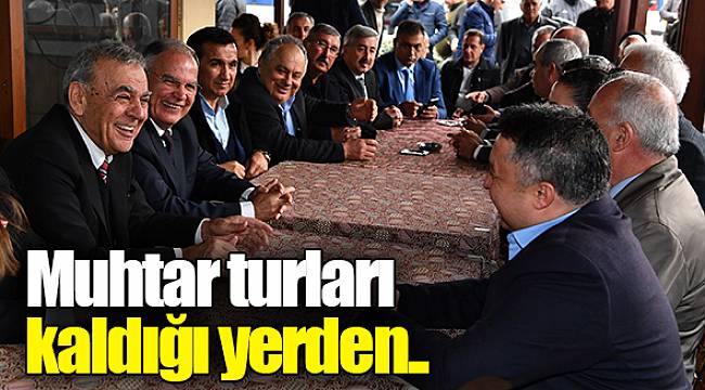 Muhtar turları kaldığı yerden..