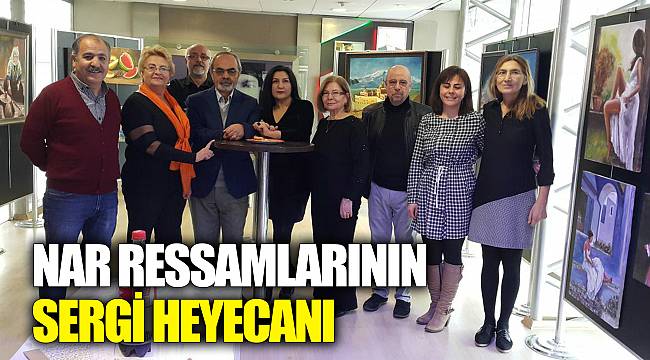 Nar ressamlarının sergi heyecanı 