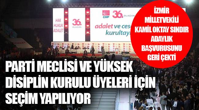 Parti Meclisi ve Yüksek Disiplin Kurulu Üyeleri İçin Seçim Yapılıyor