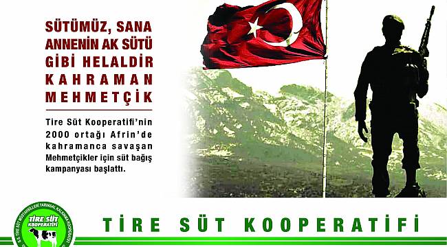 Tire Süt Kooperatifi’nden Anlamlı Kampanya