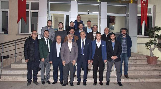 Yeni Dünya Vakfı Genel Başkanı Mahmut Göksu,  Başkan Mahmut Badem’i Ziyaret Etti
