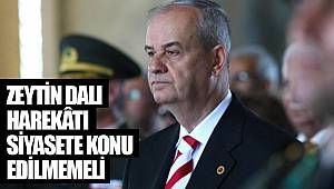 Zeytin Dalı Harekâtı siyasete konu edilmemeli