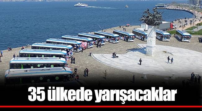 35 ülkede yarışacaklar