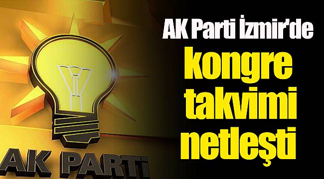 AK Parti İzmir'de kongre takvimi netleşti