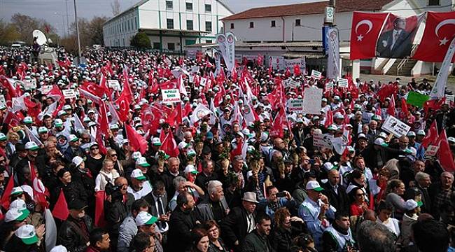 Alpullu'da şeker mitingi