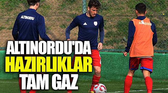 Altınordu'da hazırlıklar tam gaz