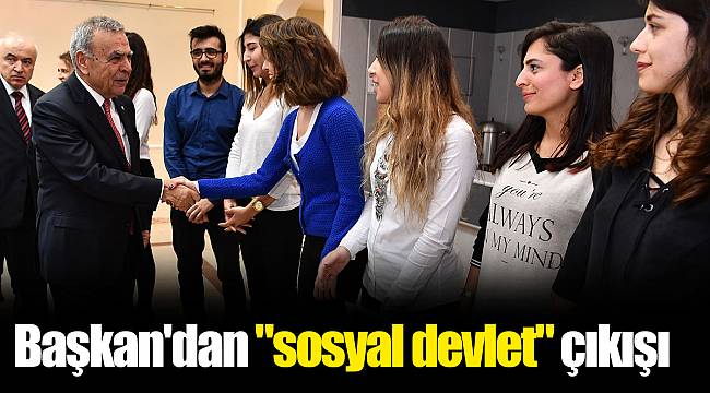 Başkan'dan "sosyal devlet" çıkışı