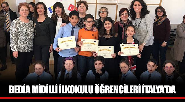 BEDİA MİDİLLİ İLKOKULU ÖĞRENCİLERİ İTALYA'DA