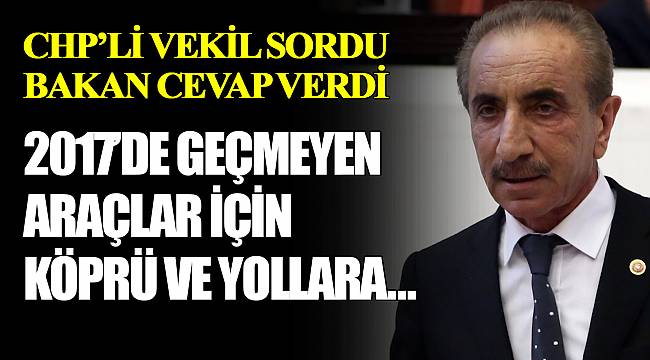 CHP’Lİ VEKİL SORDU MALİYE BAKANI CEVAP VERDİ