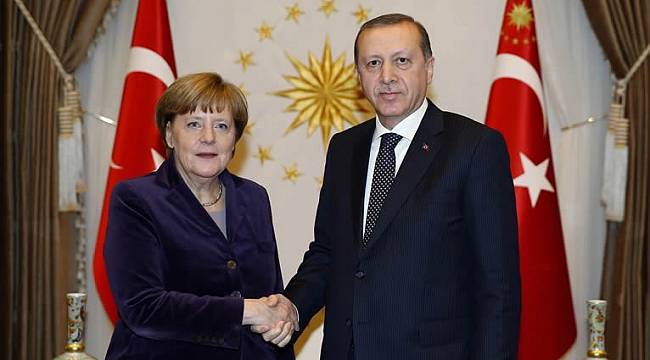 Cumhurbaşkanı Erdoğan, Merkel ile görüştü