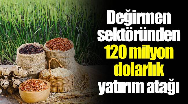 Değirmen sektöründen 120 milyon dolarlık yatırım atağı