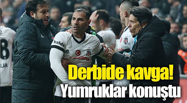 Derbide kavga! Yumruklar konuştu