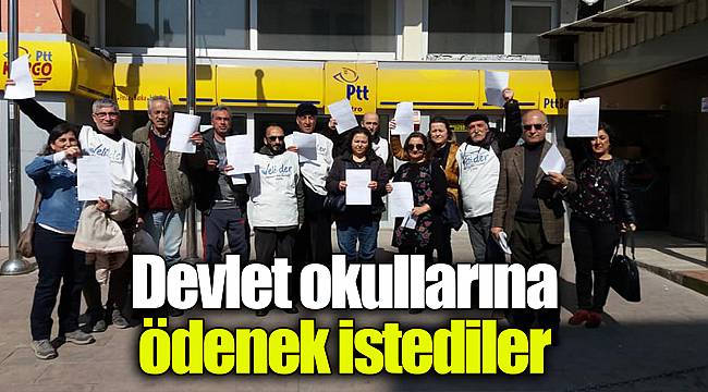 Devlet okullarına ödenek istediler