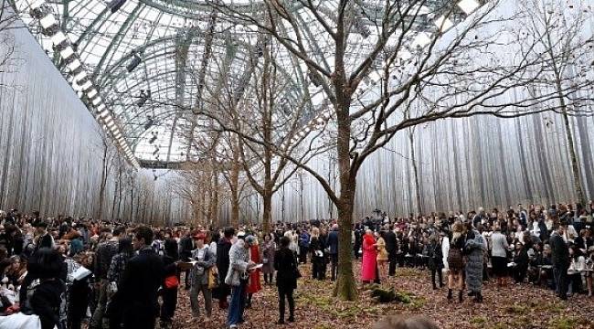 Fransız moda devi, defile dekoru için 150 yıllık ağaçları kesti!