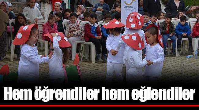 Hem öğrendiler hem eğlendiler