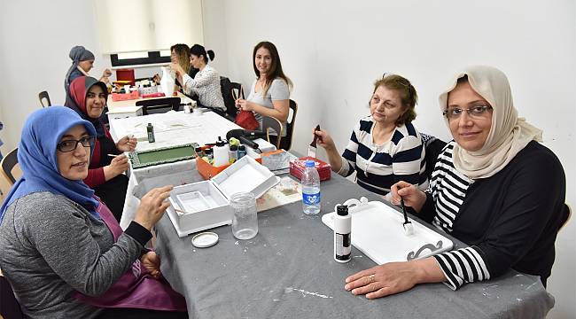 Hobi kursları Pınarbaşı Kültür Merkezi’nde de başladı