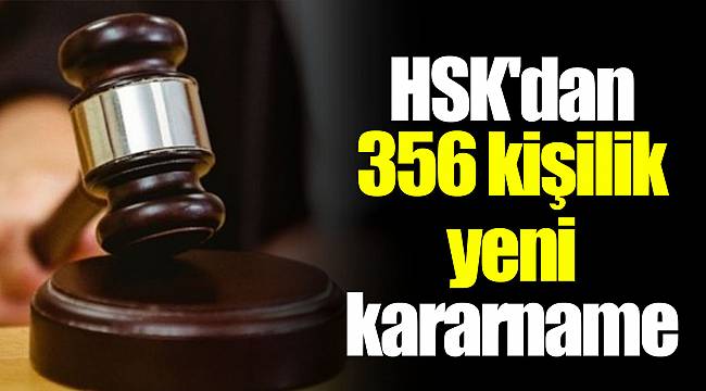 HSK'dan 356 kişilik yeni kararname