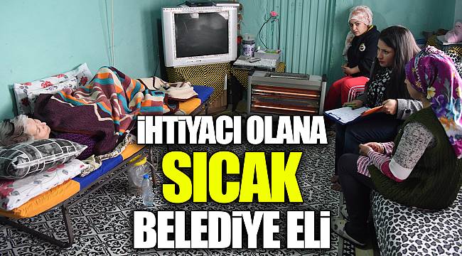 İhtiyacı olana sıcak belediye eli