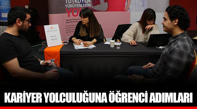 KARİYER YOLCULUĞUNA ÖĞRENCİ ADIMLARI