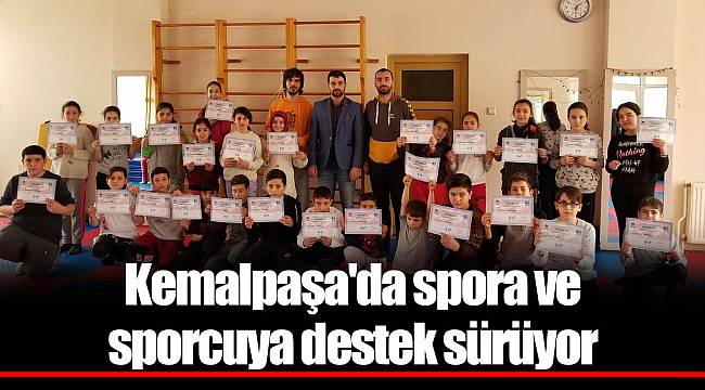 Kemalpaşa'da spora ve sporcuya destek sürüyor
